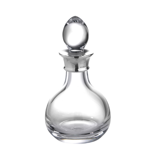 Carrs Sterling Silver Glass Bottle 
