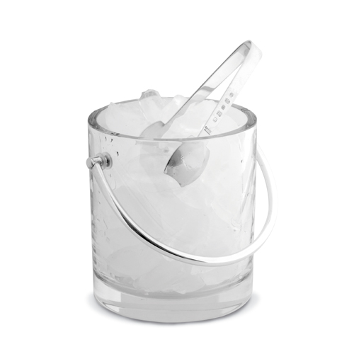 Carrs Sterling Silver Ice Pail & Tongs 